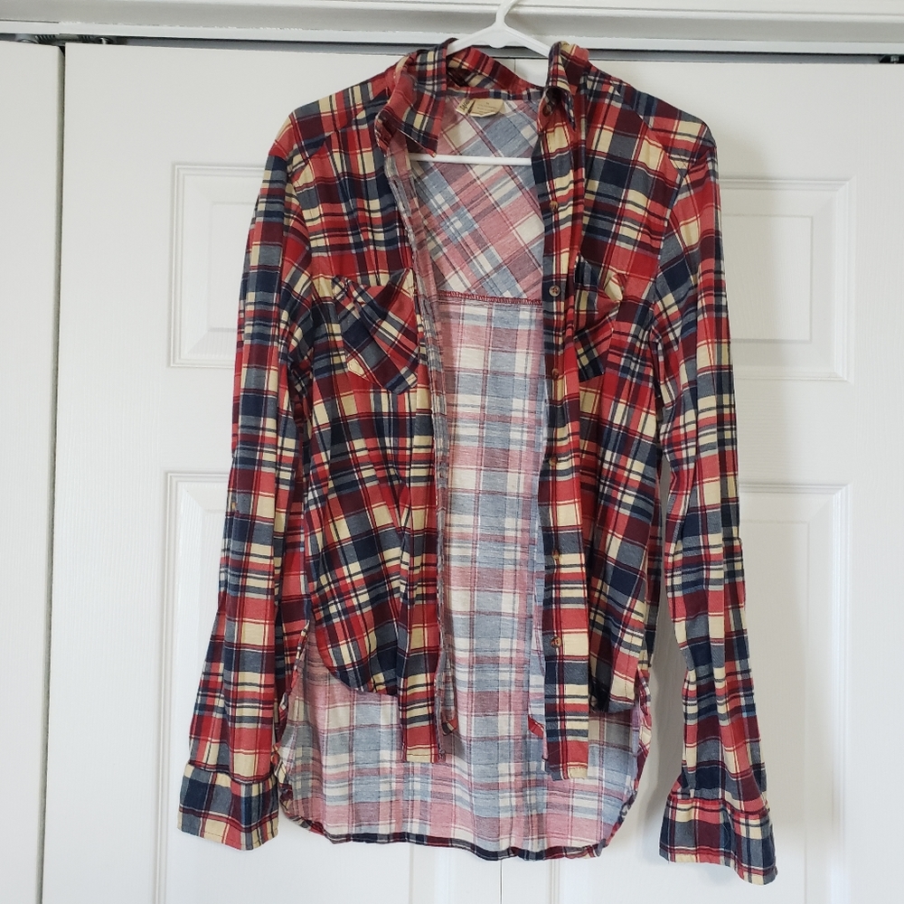 Plaid button down - Picture 2 of 4